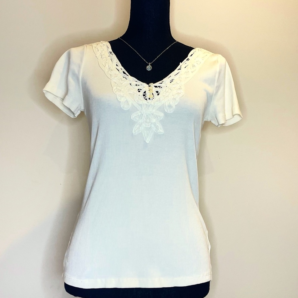 Ralph Lauren petite medium top, white